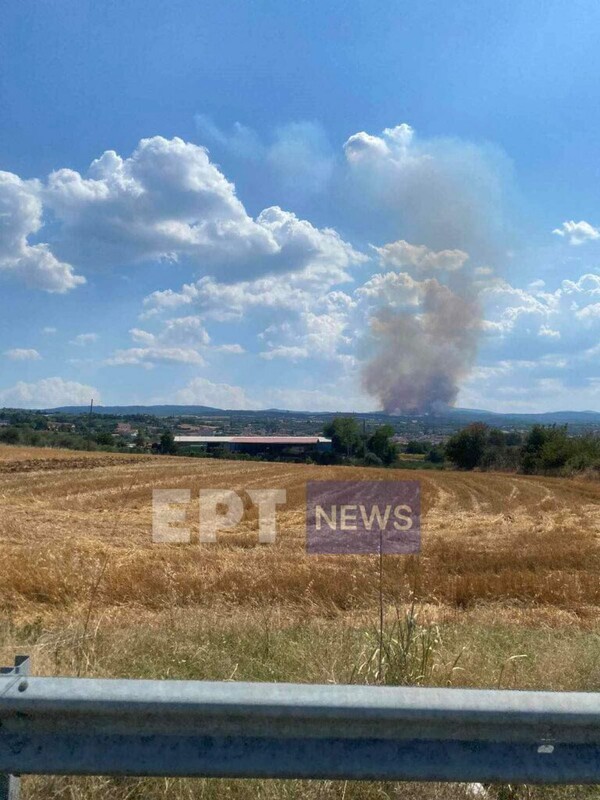 Φωτιά τώρα στη Νιγρίτα Σερρών