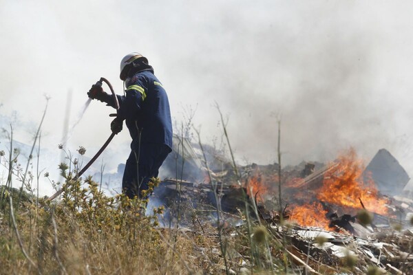 Φωτιά στη Βάρης - Κορωπίου: Άγρια επίθεση σε δημοσιογράφο σε live μετάδοση