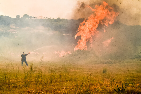 Φωτιά ξέσπασε το πρωί στη Ξυλαγάνη Ροδόπης