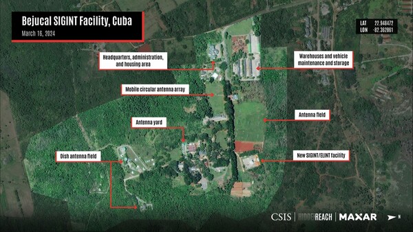 Η Κίνα αναπτύσσει δίκτυο υποκλοπών στην Κούβα - Τι δείχνουν δορυφορικές εικόνες