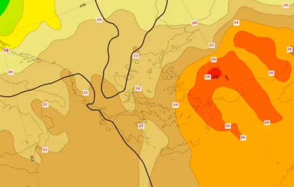 Καύσωνας: Μέχρι πότε θα επιμείνουν τα 40άρια- Βίντεο με την κίνηση των θερμών αερίων μαζών 
