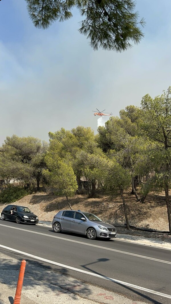 Φωτιά στην Αττική: Στις 4 εμφανίστηκαν 2 Έρικσον στην Νέα Πεντέλη