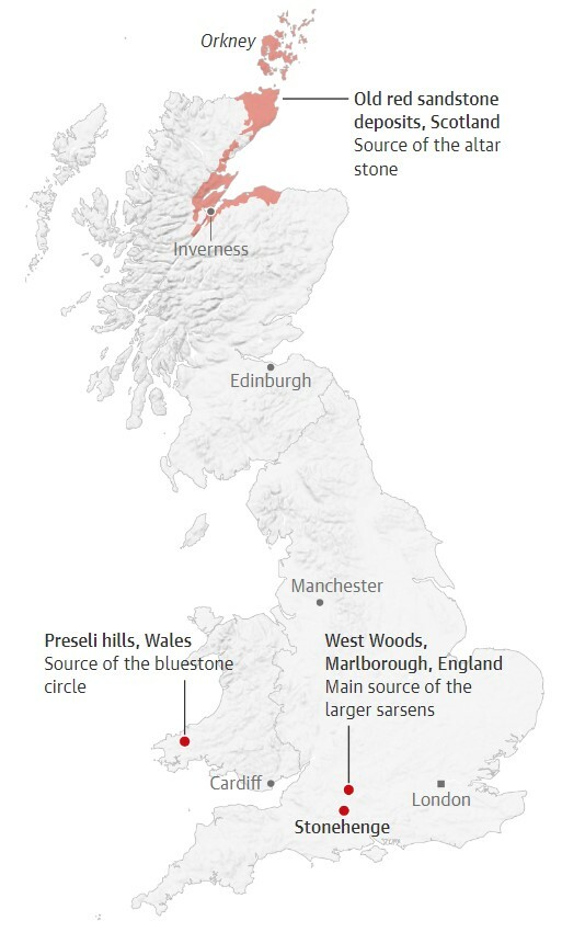Ο μεγάλιθος του Στόουνχεντζ προήλθε από τη Σκωτία, 750 χλμ μακριά, διαπιστώνει «καταπληκτική» μελέτη