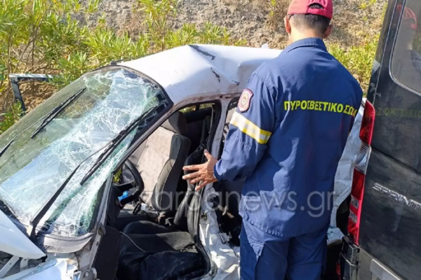 Τροχαίο δυστύχημα με 3 νεκρούς στα Χανιά- Σε εξαιρετικά κρίσιμη κατάσταση η 22χρονη 