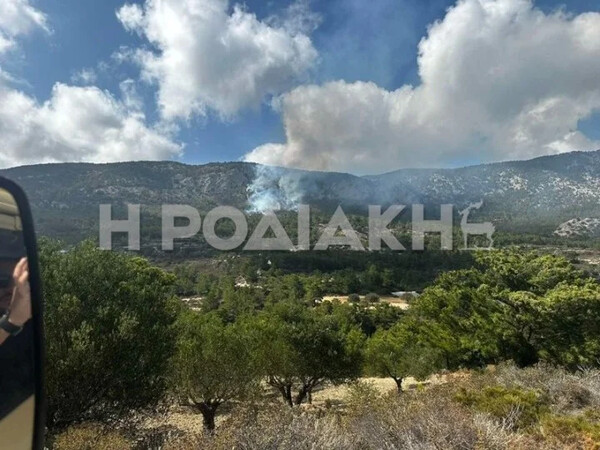 Ρόδος μαίνεται η φωτιά- Ενισχύονται οι δυνάμεις στο μέτωπο 