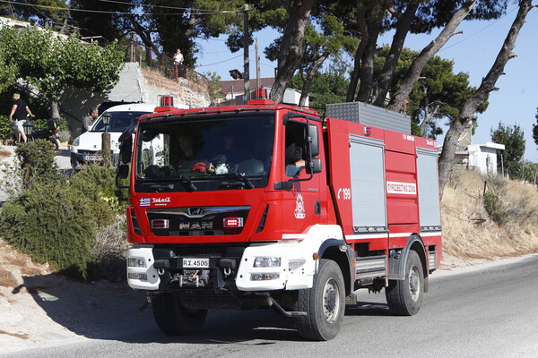 Οριοθετήθηκε η φωτιά στη Μίνα Λακωνίας