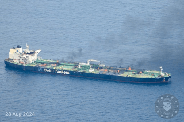 MV SOUNION: Στις φλόγες για 6η ημέρα- Εικόνες από το δεξαμενόπλοιο