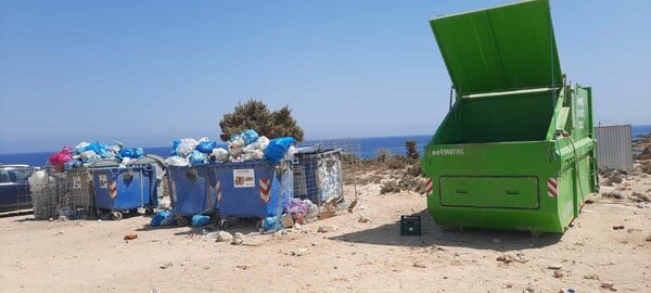 Γαύδος: Τριτοκοσμικές καταστάσεις με σωρούς σκουπιδιών στο πιο πολυσύχναστο σημείο του νησιού