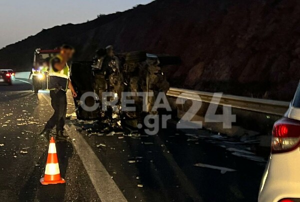 Κρήτη: Θανατηφόρο τροχαίο με θύμα μία γυναίκα-Συγκρούστηκε Ι.Χ. με φορτηγάκι