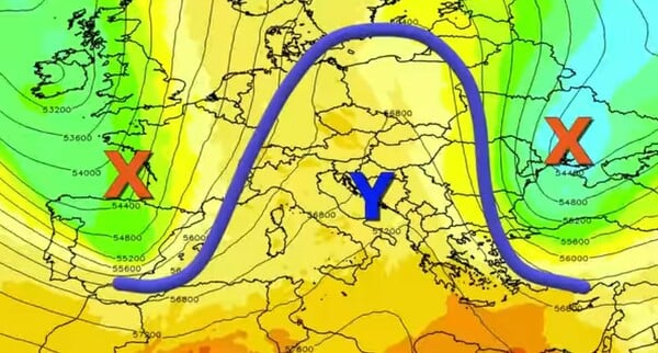 Ωμέγα εμποδιστής: Τι είναι και πώς επηρεάζει τον καιρό - Πότε θα πέσει η θερμοκρασία