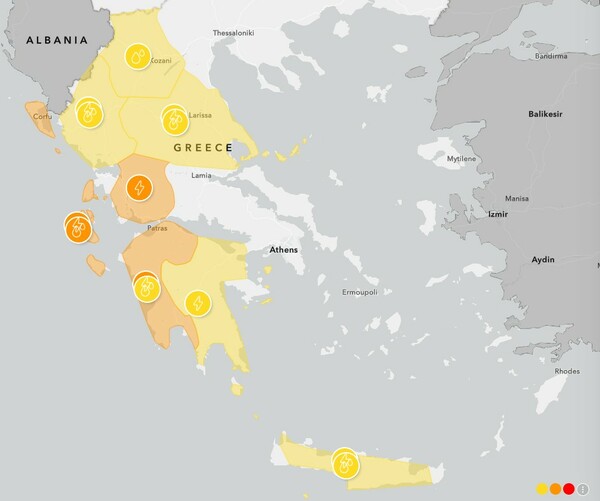 Καιρός: Πού θα χτυπήσει η κακοκαιρία τις επόμενες ώρες, οι 8 περιοχές για αιφνίδιες πλημμύρες - Νέοι χάρτες