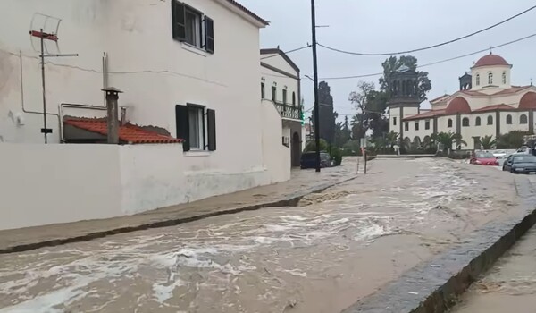 Η κακοκαιρία Bora πλήττει τη Λήμνο: Αναφορές για εγκλωβισμένους, ζημιές και μη πόσιμο νερό