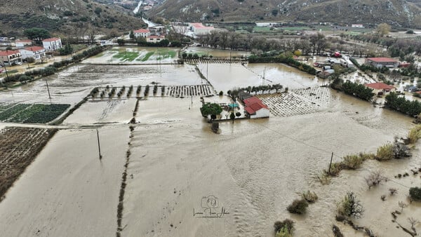 Κακοκαιρία στη Λήμνο: Εικόνες από ψηλά αποτυπώνουν την καταστροφή