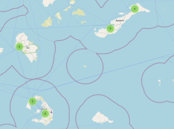 mysafetyplan.gov.gr: Χάρτης με σημεία ασφαλούς συγκέντρωσης σε Σαντορίνη και Αμοργό