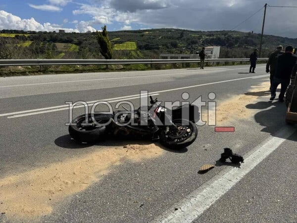 Ηράκλειο: Θανατηφόρο τροχαίο στον επαρχιακό δρόμο Ηρακλείου - Βιάννου