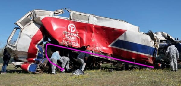 Τέμπη: Οι φωτογραφίες και οι πίνακες του πορίσματος