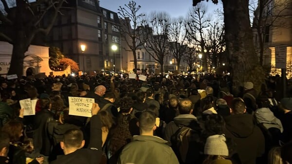 Λονδίνο: 5000 άτομα στη συγκέντρωση για τα Τέμπη