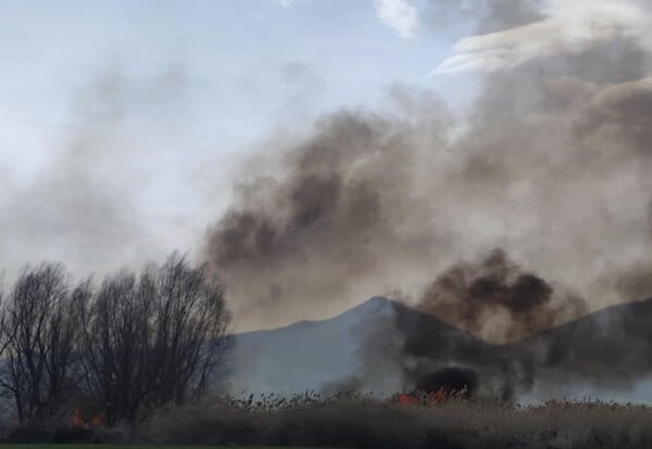 Μαίνεται μεγάλη φωτιά στην Καστοριά- Τουλάχιστον έξι ενεργά μέτωπα