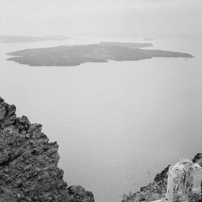 Γαϊδουράκια, θέα και τουρίστες στη Σαντορίνη του 1968