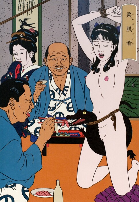 Και οι πιο απίθανες σεξουαλικές φαντασιώσεις υπάρχουν στο αχαλίνωτο σύμπαν του Toshio Saeki