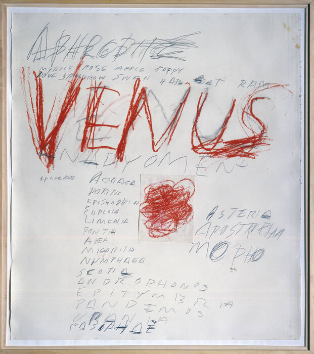 Ο Cy Twombly μαζί με τους θεούς του στο Μουσείο Κυκλαδικής Τέχνης