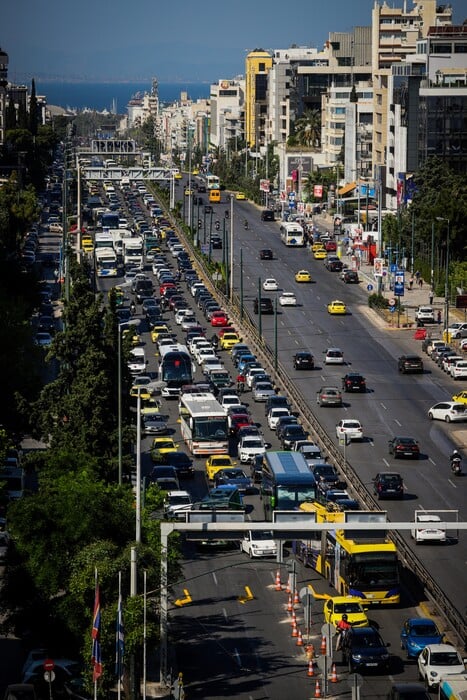 Ιδού το χάος της Συγγρού και γιατί πρέπει όσοι μπορείτε να την αποφύγετε - Έργα και ταλαιπωρία