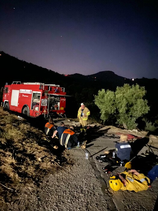 Εθελοντής Πυροσβέστης στην Ελλάδα Κωνσταντίνος Παπαδόπουλος, κάτοικος Αυστρίας