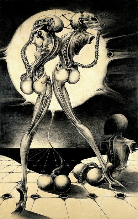 Ο κόσμος των τεράτων και των οραμάτων του H.R. Giger και της Mire Lee σε μια έκθεση στο Schinkel Pavilion