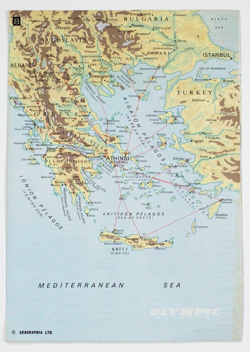 Direction of Travel: Μία έκδοση-ταξίδι στο χρόνο αφιερωμένη στους vintage αεροπορικούς χάρτες