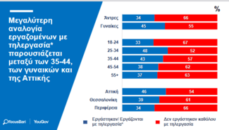 Τηλεργασία: Οι περισσότεροι Έλληνες θέλουν να συνεχιστεί και μετά την πανδημία - Ποια τα πλεονεκτήματα