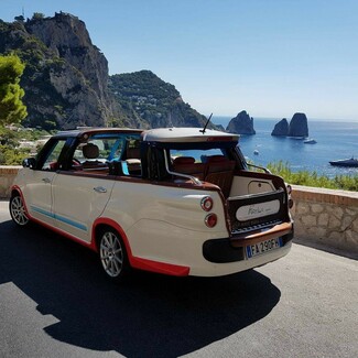 Τα διάσημα 7θέσια Cabrio – Ταξί του νησιού Κάπρι