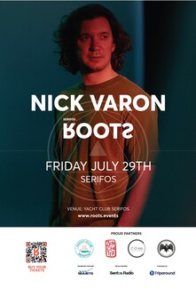 SERIFOS ROOTS x NICK VARON στις 29.7 στη Σέριφο