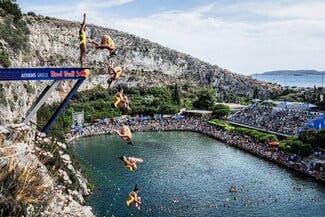 Red Bull Cliff Diving: Αθλητικό υπερθέαμα στη Λίμνη Βουλιαγμένη