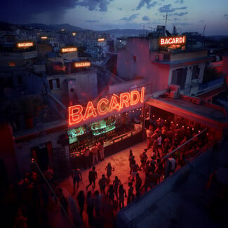 Bacardi on tour: Το Bacardi κάνει τις πιο απρόσμενες εμφανίσεις στην πόλη μέσα από τις εικόνες της Athens Surreal