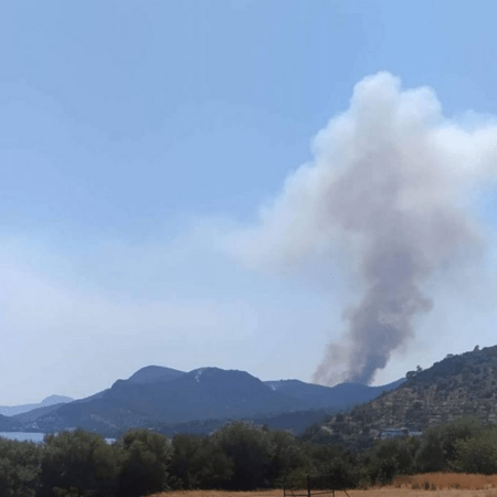 Φωτιά στη Σάμο