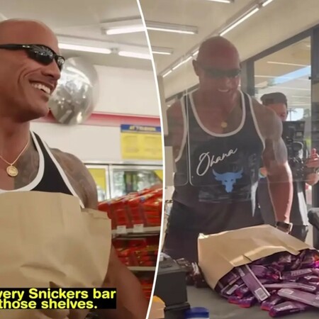 Dwayne Johnson buys every Snickers at Hawaii 7-Eleven to ‘right this wrong’ of candy thefts as 14-year-old