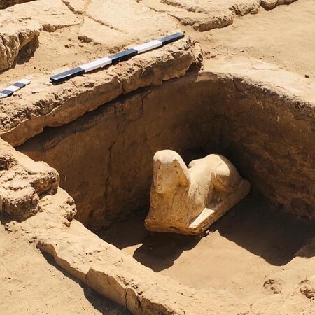 Νέα αρχαιολογικά ευρήματα στην Αίγυπτο: Βρέθηκε άγαλμα που μοιάζει με Σφίγγα και ερείπια ιερού