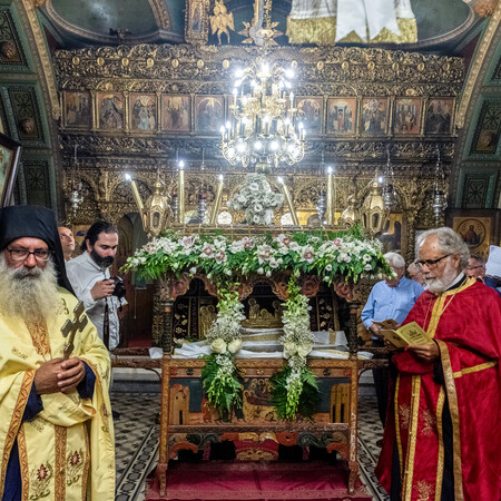 Φωτιά στην Παναγιά Πορταϊτισσα της Αστυπάλαιας - Σοβαρές ζημιές 