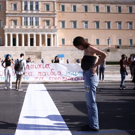 Στιγμιότυπα από το εκπαιδευτικό συλλαλητήριο στην Αθήνα