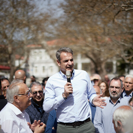 Μήνυμα Μητσοτάκη για τις Ευρωεκλογές από τα Καλάβρυτα: Βουλιάζουν τον τόπο στην τοξικότητα