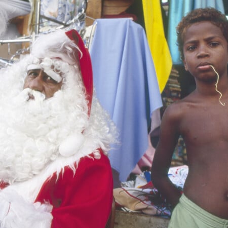 Ο Papai Noel (αϊ Βασίλης) σταμάτησε στο Ρίο