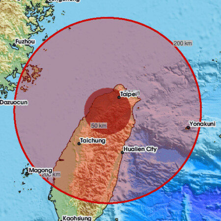 Σεισμός 6 Ρίχτερ στην Tαϊβάν