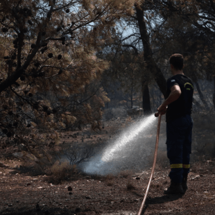 Φωτιά τώρα στο Αγρίνιο- Στις φλόγες δασική έκταση