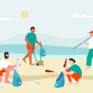 Η Garnier γιορτάζει την Ημέρα της Γης καθαρίζοντας την παραλία Β’ Αλίπεδο στον Άλιμο