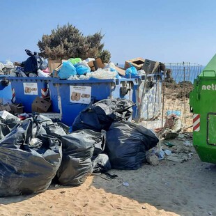 Γαύδος: Τριτοκοσμικές καταστάσεις με σωρούς σκουπιδιών στο πιο πολυσύχναστο σημείο του νησιού