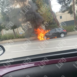 Φωτιά σε αυτοκίνητο στην Κηφισίας