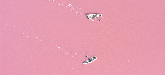 pink lake