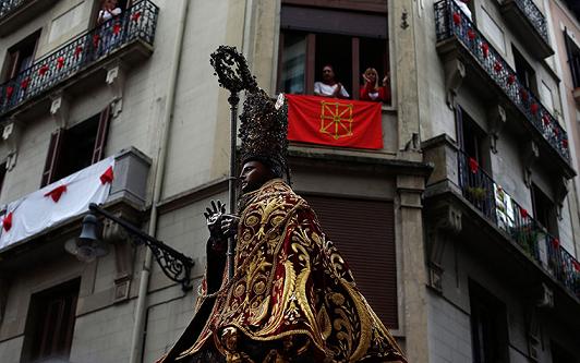 Περιφορά του αγάλματος San Fermin