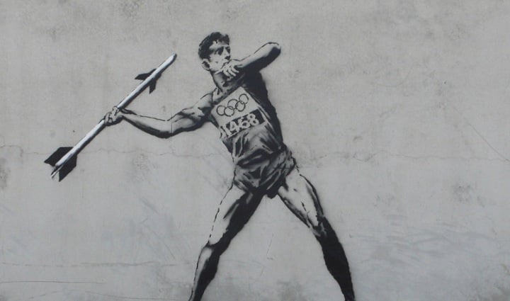  ’Javelin missle’banksy