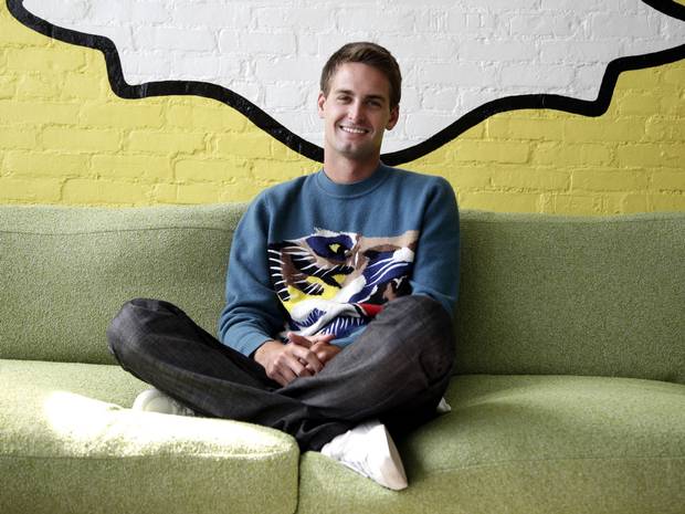 Ο συν-ιδρυτής του Snapchat, Evan Spiegel